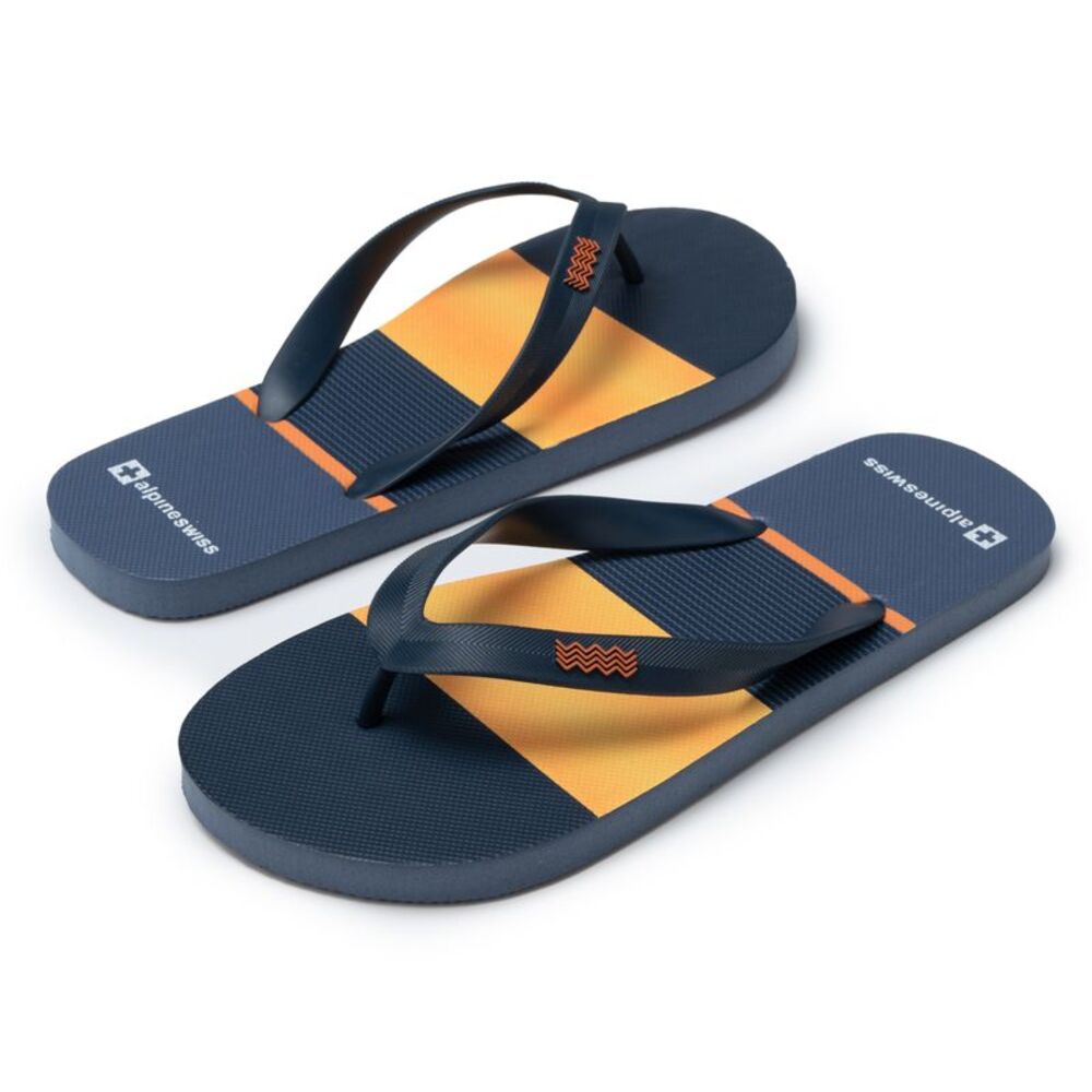 Alpine Swiss Men's Flip Flops | Ultra-light Thin EVA foam Sandals for Beach Pool